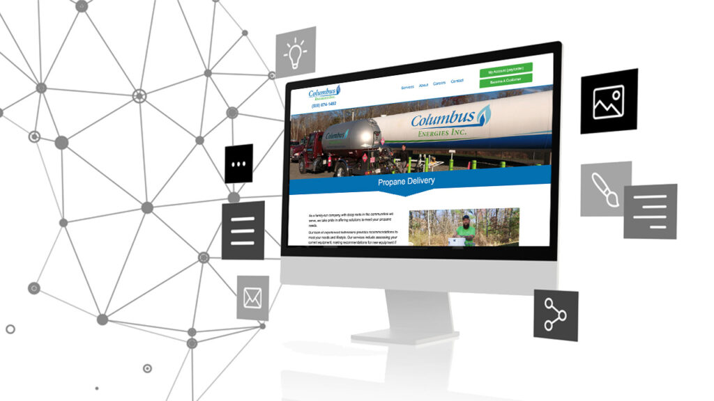 Professional website design for propane industry