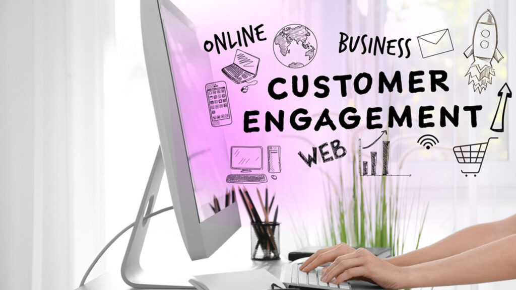 Engaging social media posts leading to customer interaction