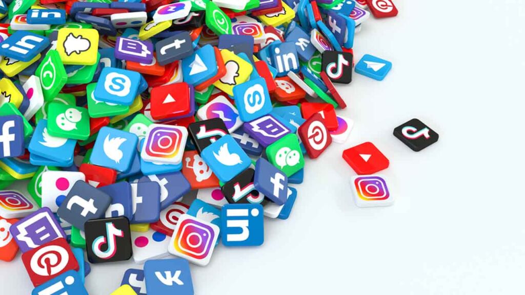 leading social media platforms